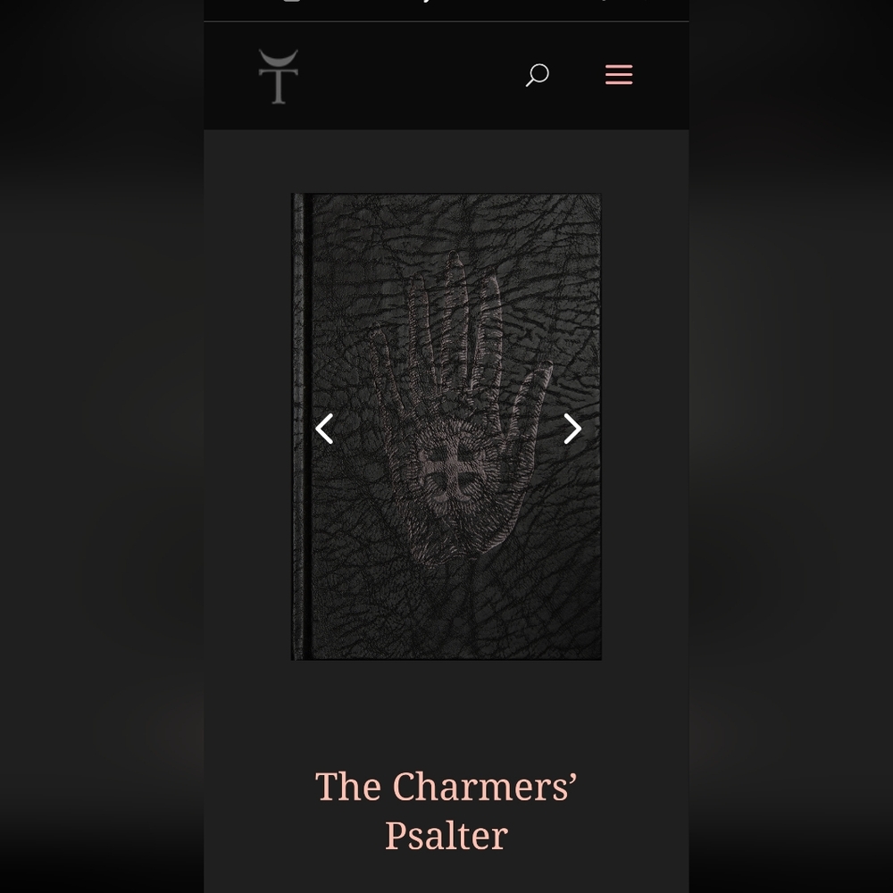 The Charmers' Psalter Black Edition Limited Edition of 200 numbered Gemma Gary